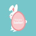 Have Yourself a Very Happy Easter Easter Bunny Ears Vector illustration Royalty Free Stock Photo