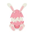 Have Yourself a Very Happy Easter Easter Bunny Ears Vector illustration Royalty Free Stock Photo