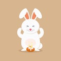 Have Yourself a Very Happy Easter Easter Bunny Ears Vector illustration Royalty Free Stock Photo