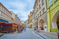 Havel Market in Stare Mesto (Old Town), on March 7 in Prague, Czechia