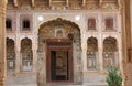 Courtyard inside a haveli Royalty Free Stock Photo