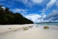 Havelock Island blue sky with white clouds, Andaman Islands, India