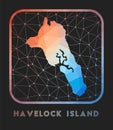 Havelock Island map design.