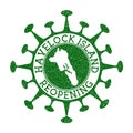 Havelock Island Reopening Stamp.