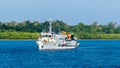 Havelock Island, Swaraj Dweep Andaman, The vessel BAMBOOKA Royalty Free Stock Photo