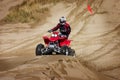 Having fun riding sand dunes Royalty Free Stock Photo