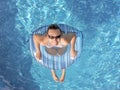 Having fun in swimming pool Royalty Free Stock Photo