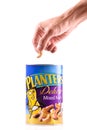Having a Healthy Snack with Planters Trail Mix