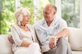 Having romance in old age Royalty Free Stock Photo