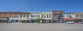 A Row of Historic Buildings in Havre, Montana