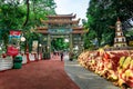 Haw Par Villa or Tiger Balm Garden Entrance Gate at Haw Par Villa Theme Park, Singapore. Royalty Free Stock Photo