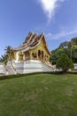 The Haw Pha Bang temple, Royal or Palace Chapel, located at the grounds of the Royal Palace Museum, built in 1963, using Royalty Free Stock Photo