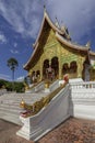 The Haw Pha Bang temple, Royal or Palace Chapel, Luang Prabang, Laos Royalty Free Stock Photo
