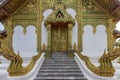 The Haw Pha Bang temple, Royal or Palace Chapel, Luang Prabang, Laos Royalty Free Stock Photo