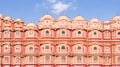 Hawa Mahal palace (Palace of the Winds) in Jaipur, Rajasthan, India. AI Generative Illustration Graphic Design Art