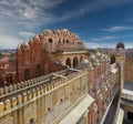 Hawa Mahal, the Palace of Winds, Jaipur, Rajasthan, India Royalty Free Stock Photo