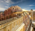 Hawa Mahal, the Palace of Winds, Jaipur, Rajasthan, India Royalty Free Stock Photo