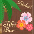 Hawaii Bar Poster Tiki Bar Aloha