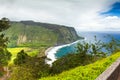 Hawaii big island panoramic coastal view