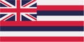 Hawaii flag vector