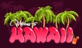 Hawaii - Graffiti Styled Vector Logotype Design