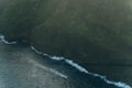 Hawaii Kauai Na Pali coast landscape aerial view from helicopter. Royalty Free Stock Photo