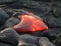 Hawaii lava flow Royalty Free Stock Photo