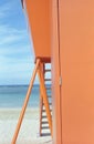 Hawaii lifeguard station Royalty Free Stock Photo