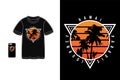 Hawaii paradise journey t shirt mockup typography