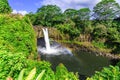 Hawaii, Rainbow Falls in Hilo Royalty Free Stock Photo