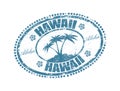 Hawaii stamp Royalty Free Stock Photo