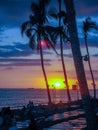 Hawaii Sunset Royalty Free Stock Photo