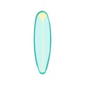 hawaii surfboard cartoon vector illustration