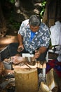 Hawaii - Tiki statue carver