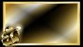 hawaii tropical golden luxury elegant background illustartion banner