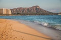 Hawaii Waikiki beach in Honolulu Royalty Free Stock Photo