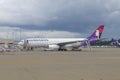 Hawaiian Airlines Airbus A330 at Seattle Airport, USA