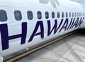 Hawaiian Airlines Logo on Boeing 717