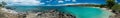 Hawaiian Beach panorama Royalty Free Stock Photo