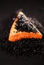 Hawaiian black lava sea salt