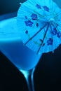 Hawaiian Blue cocktail Royalty Free Stock Photo