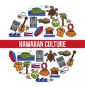 Hawaiian culture traveling Hawaii country symbols tourism