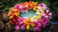 hawaiian flower lei