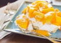 Hawaiian Mango Jello Cheesecake