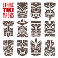 Hawaiian masks prints