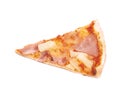 Hawaiian pizza composition isolated