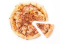Hawaiian pizza Royalty Free Stock Photo