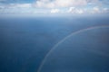 Hawaiian Rainbow Crossing A Dreamy Seascape