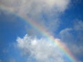 Hawaiian Rainbow over a cloud Royalty Free Stock Photo