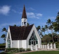 Hawaiian resort wedding chapel on Maui Royalty Free Stock Photo